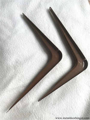 Fabricante Wholesale metal de acero L soporte de Brown de 90 grados de la esquina de la consola de montaje del ángulo