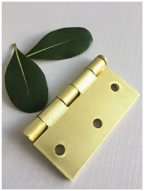 Tipo de cobre amarillo resistente flojo embalaje de madera del extremo de Matt de las bisagras de puerta de la vertiente del Pin