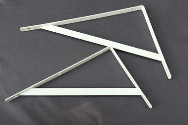Los soportes de estante decorativos del metal del ángulo ajustable/estantería acorchetan resistente