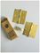 El tipo ligero bisagras de puerta sólidas del metal suelta la impresión de cobre amarillo del Bb del hardware de la puerta del Pin