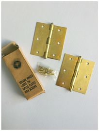 Tipo cuadrado instalación fácil floja del Pin de la impresión del Bb de 4 de la pulgada del sólido de latón bisagras de puerta