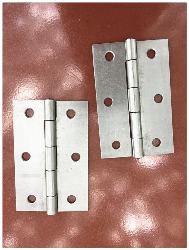Color modificado para requisitos particulares tratamiento sin pulir resistente del tamaño de las bisagras de puerta del metal ISO9001
