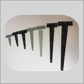 Bisagras de correa plásticas del espray T, color negro de las bisagras de correa de la puerta de granero para la puerta de la cerca